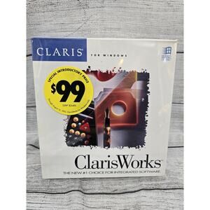 Clarisworks For Windows SEALED 1990 Floppy